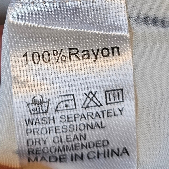 Womens Swimsuit Cover Up V Neck Short Sleeve Beachwear Dress, Black & White, MED - Picture 6 of 7